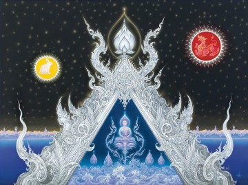 Buddhist Painting - The Gateway to Nirvana CK Buddhism